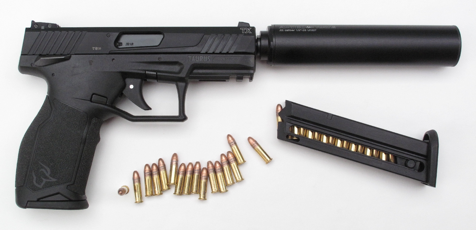 Pistolet Taurus modèle TX 22 de calibre .22 Long Rifle
