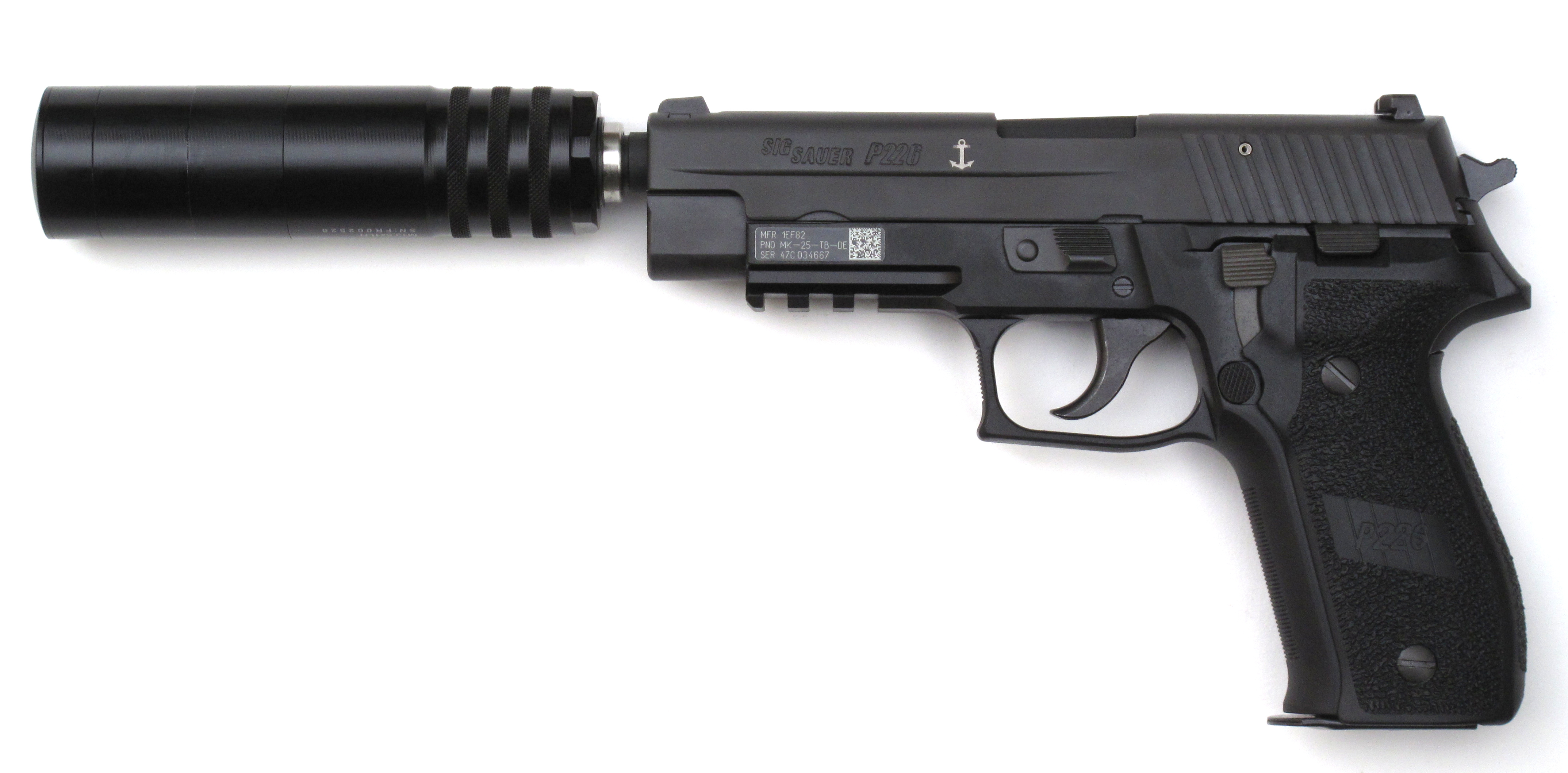 Pistolet SIG-Sauer P226 Mk25 « Navy » calibre 9mm Parabellum