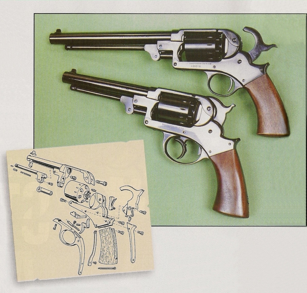 Le fabricant italien Pietta a réalisé non pas une, mais deux répliques des revolvers Starr. Le modèle 1858 à double action se démarque par son pontet de grande taille et son chien à petite crête. Le modèle 1863, qui fonctionne uniquement en simple action, reçoit un pontet de petite dimension et une crête de chien allongée.