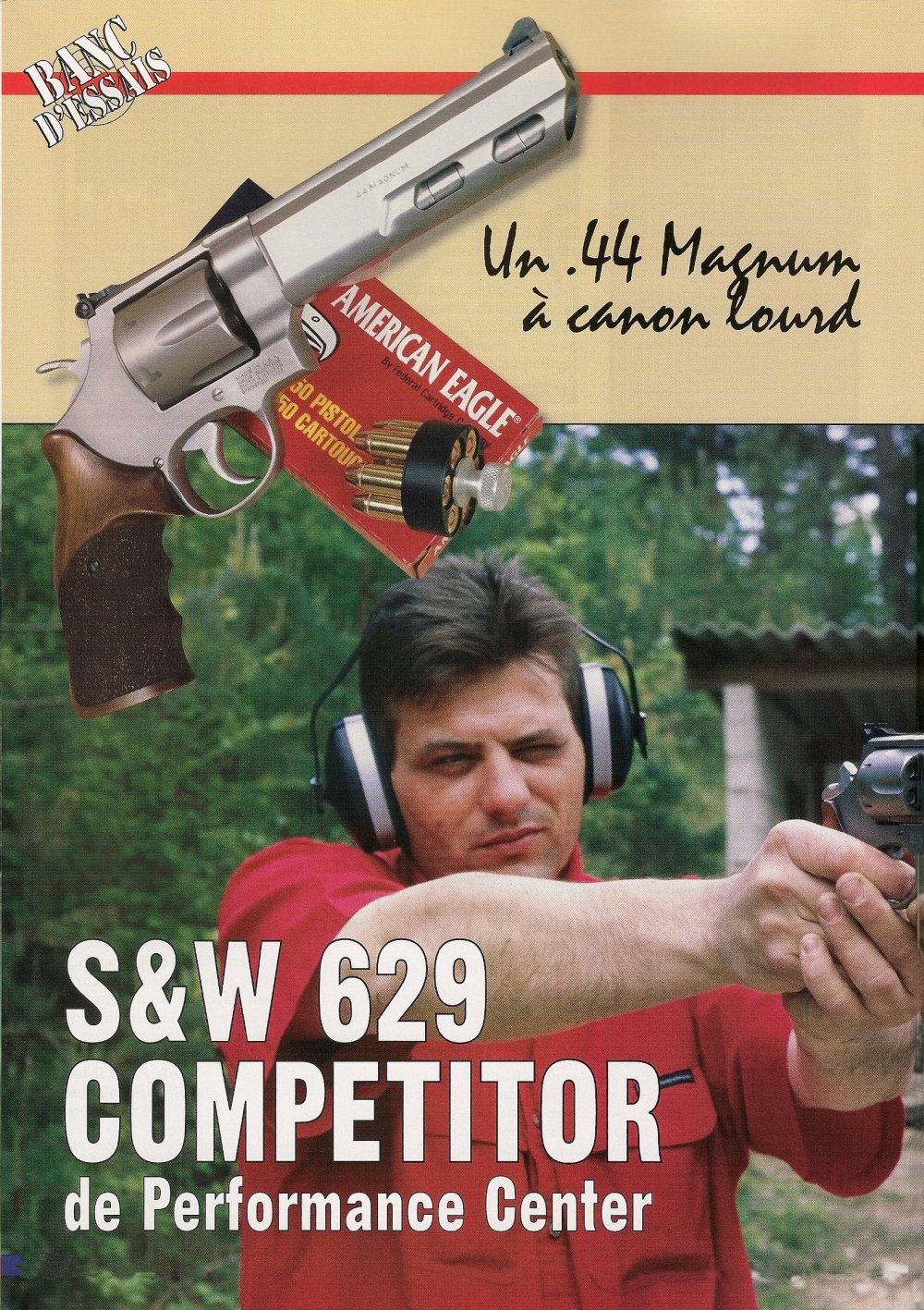 Performance Center, la branche custom du géant américain Smith & Wesson, propose une version « compétition » du modèle 629, le plus gros et le plus puissant revolver de la gamme.